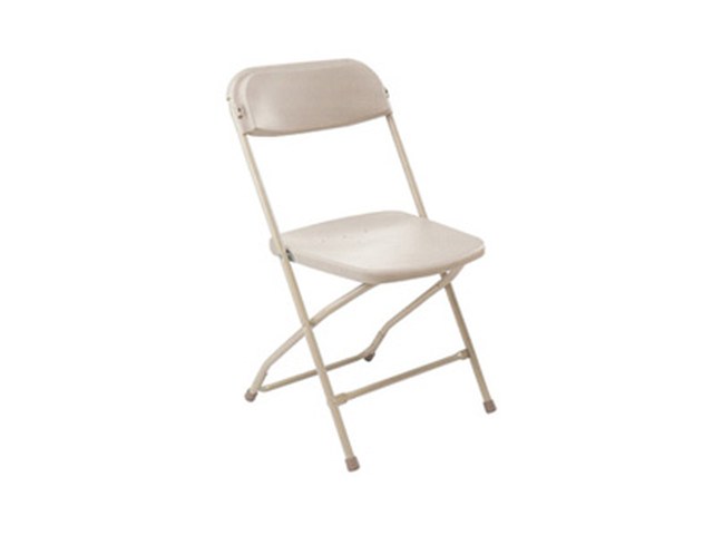 Beige Folding Chair