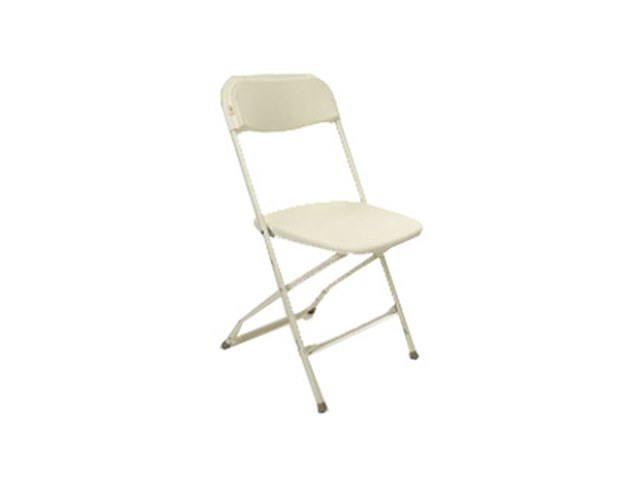 White Folding Chair