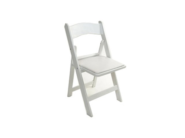 White Resin Chair